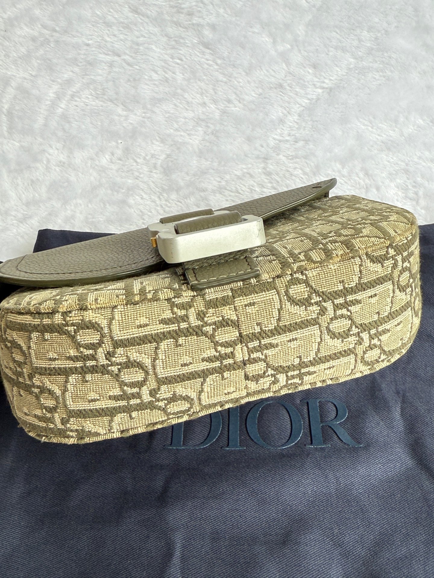 Dior - Saddle Messenger Bag - Fabric - Green - (mini)