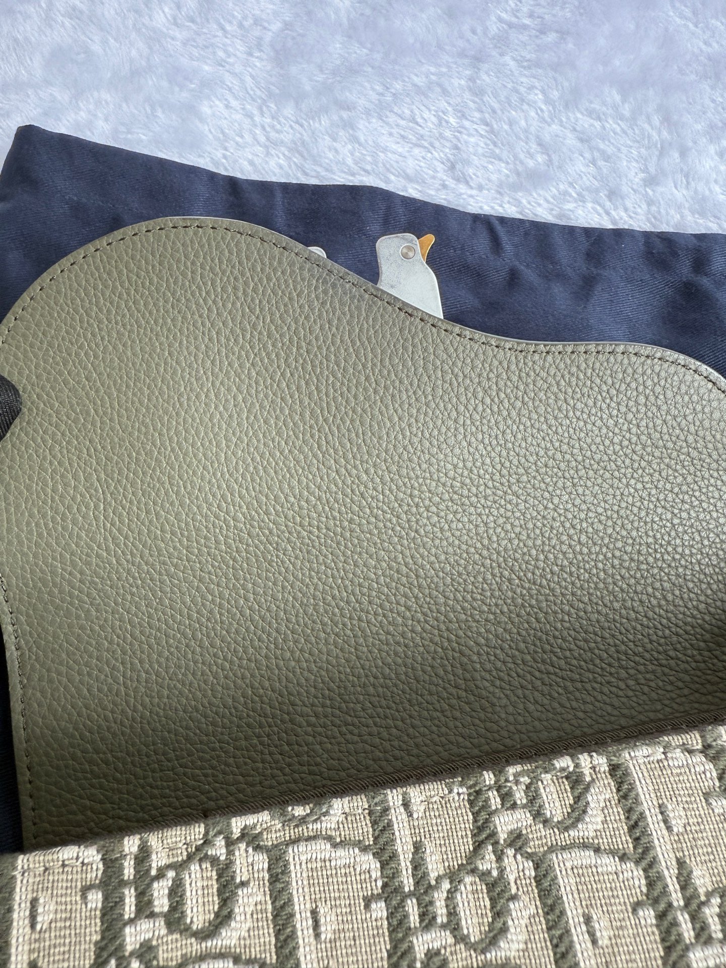 Dior - Saddle Messenger Bag - Fabric - Green - (mini)