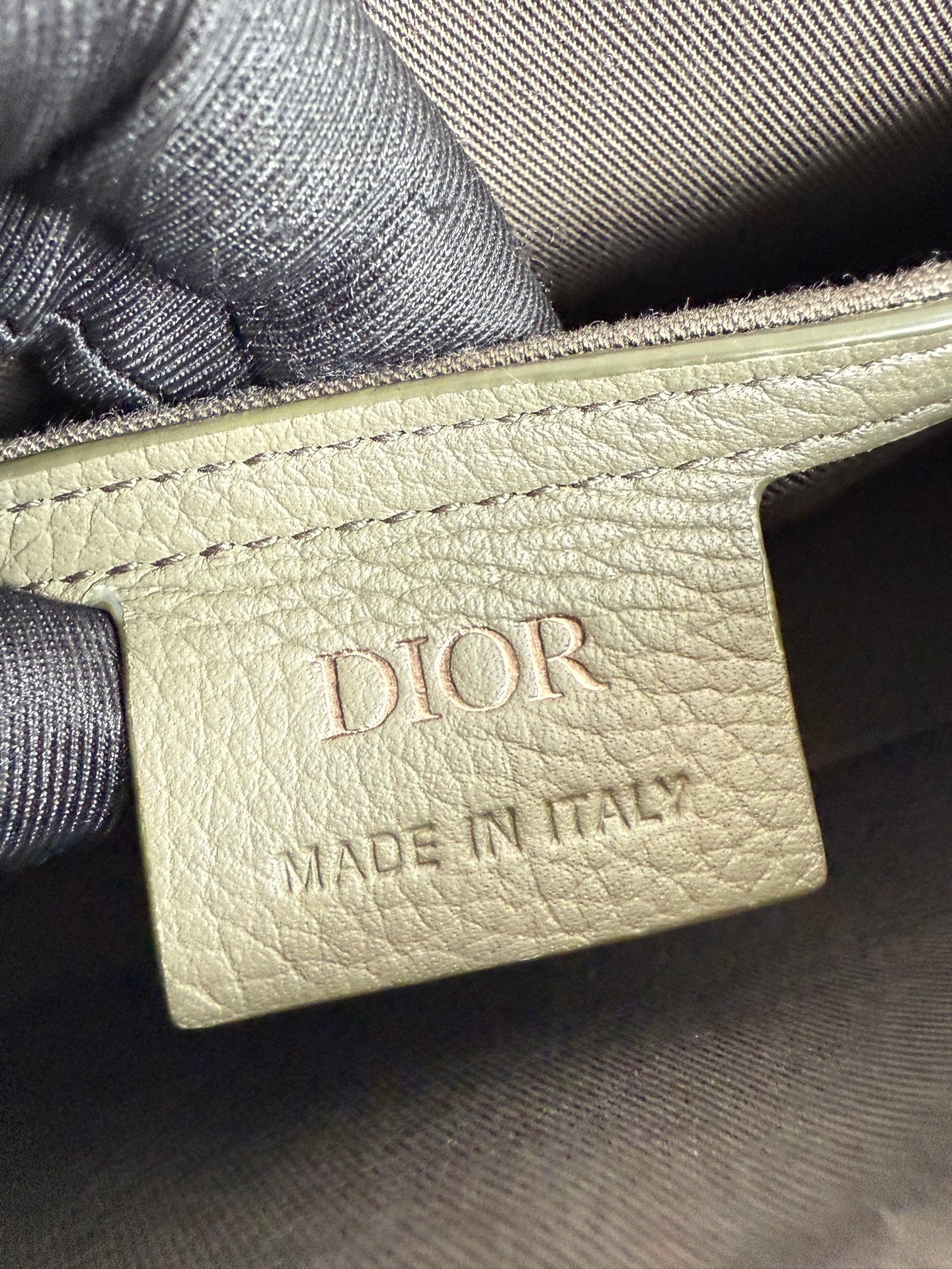 Dior - Saddle Messenger Bag - Fabric - Green - (mini)