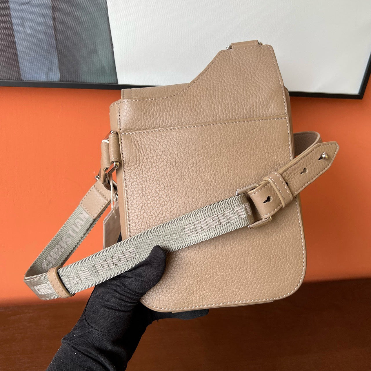 Dior - Saddle Messenger Bag - Leather - Beige - (small)