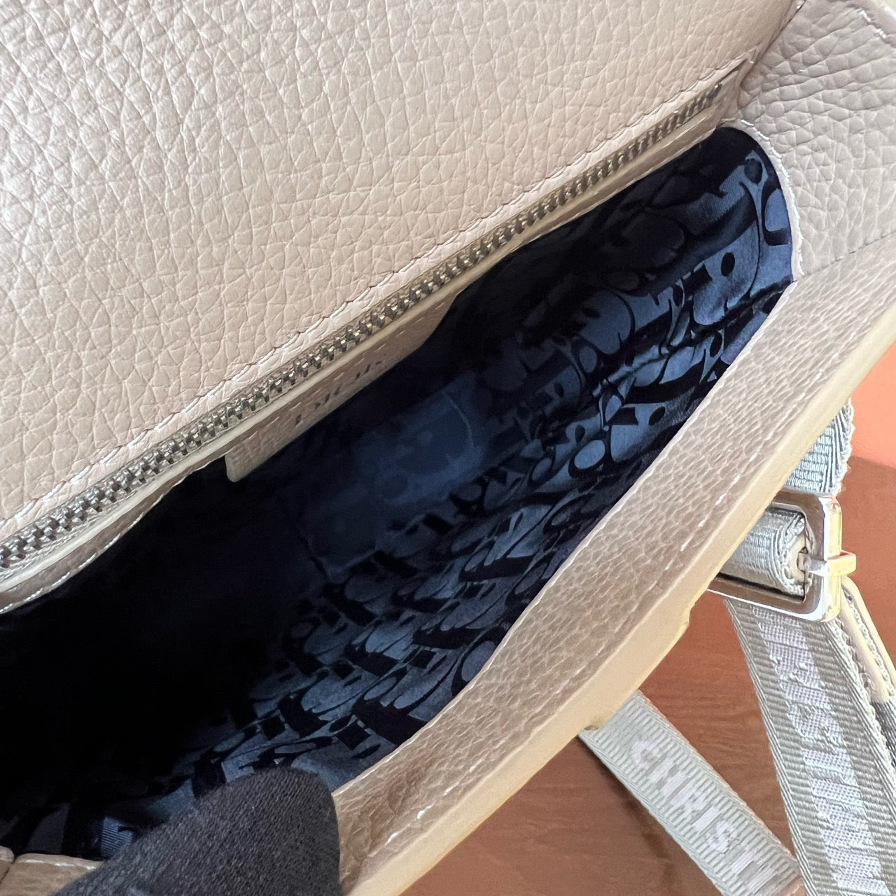 Dior - Saddle Messenger Bag - Leather - Beige - (small)