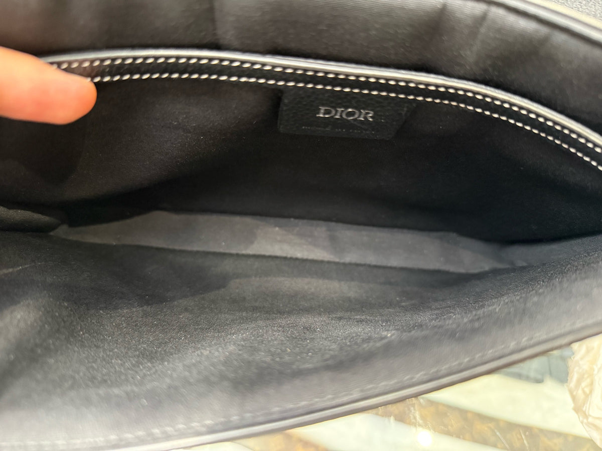 Dior - Saddle Messenger Bag - Leather - Black