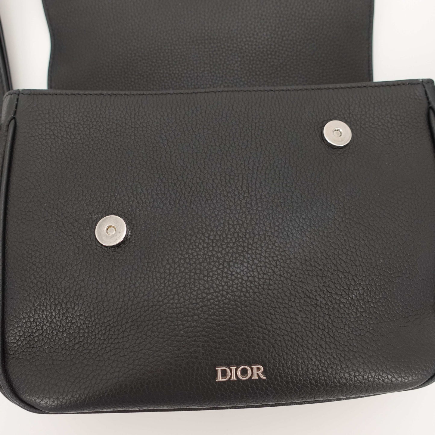 Dior - Saddle Messenger Bag - Leather - Black - (small)