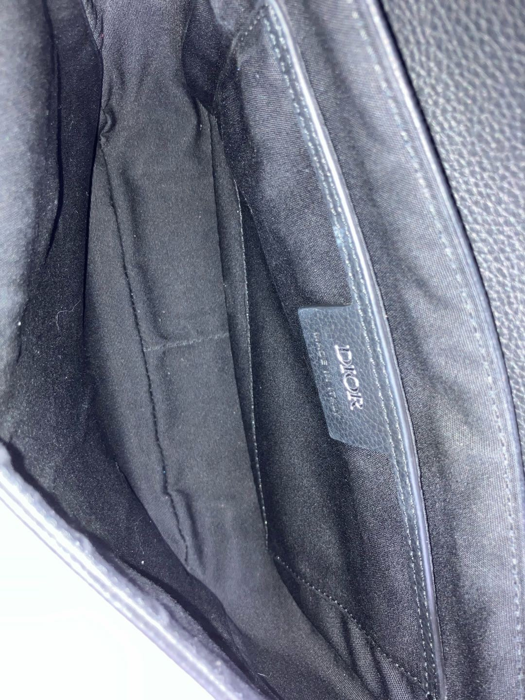 Dior - Saddle Messenger Bag - Leather - Black - (small)