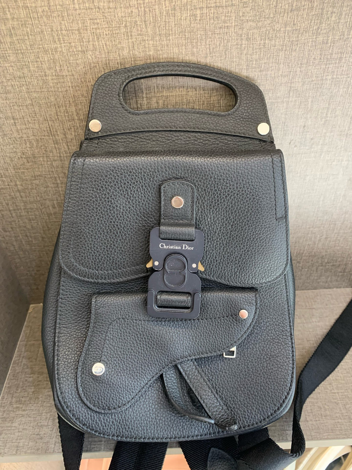 Dior - Saddle Mini - Leather - Black - (mini)