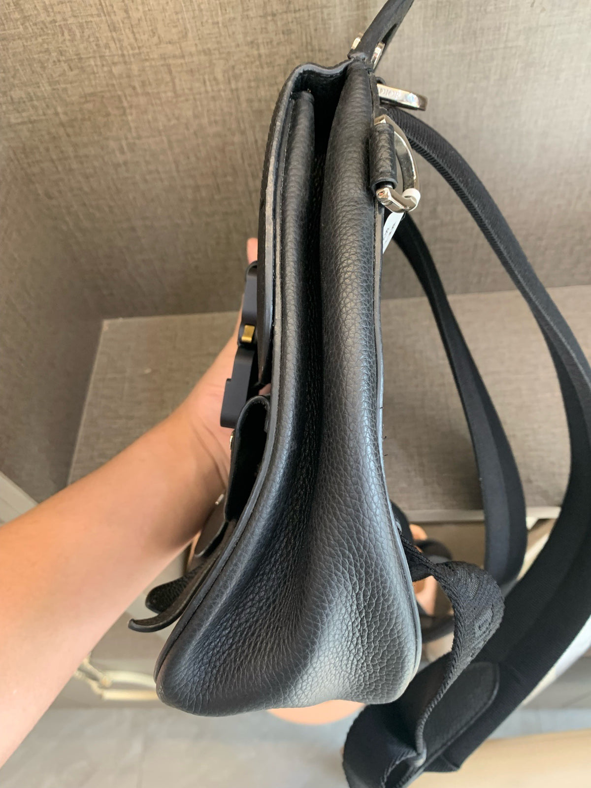 Dior - Saddle Mini - Leather - Black - (mini)