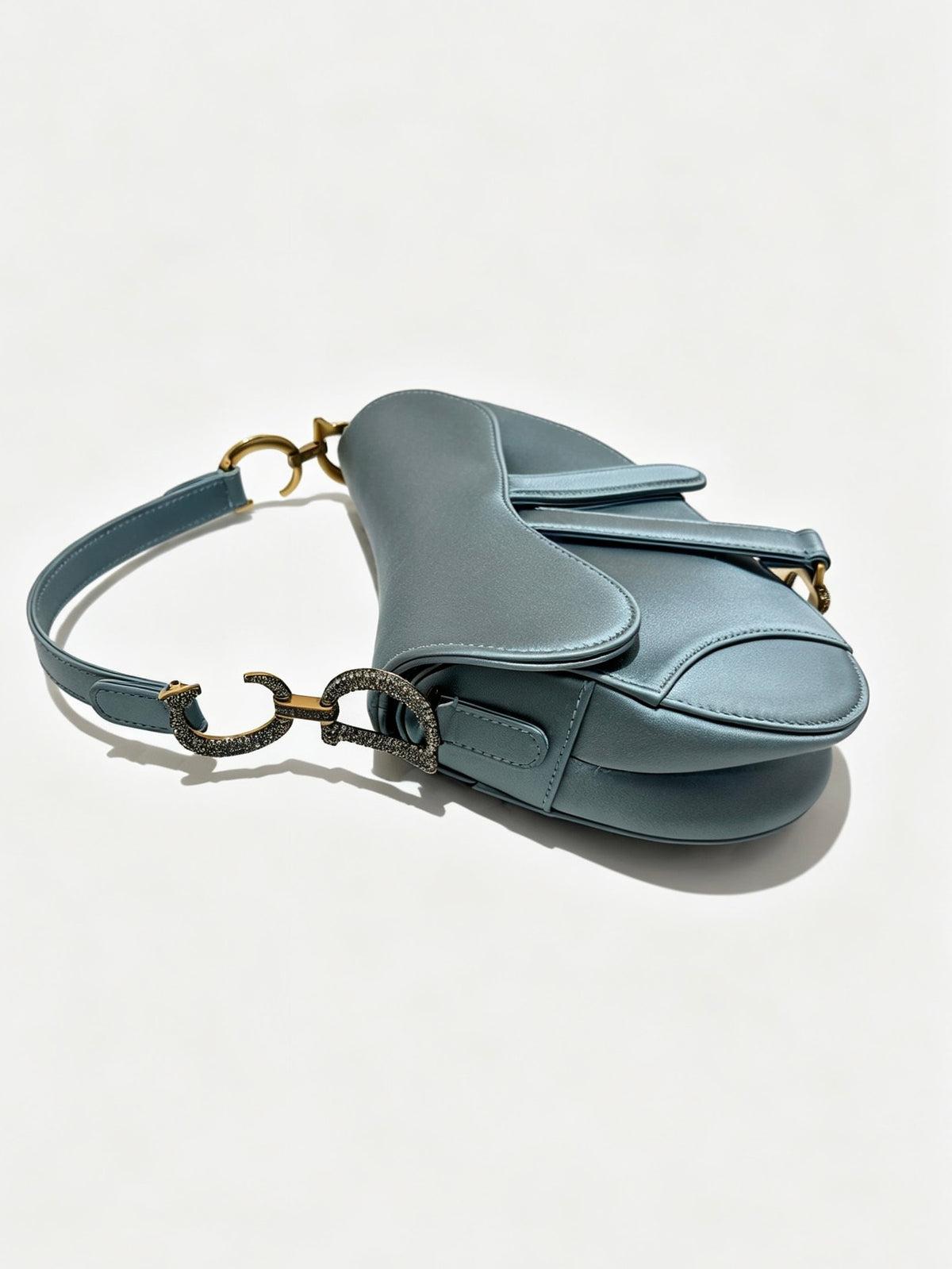 Dior - Saddle Mini - Leather - Blue - (mini)