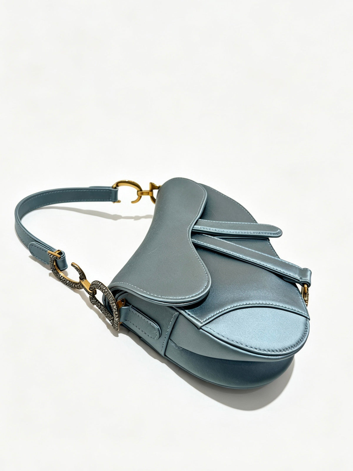 Dior - Saddle Mini - Leather - Blue - (mini)