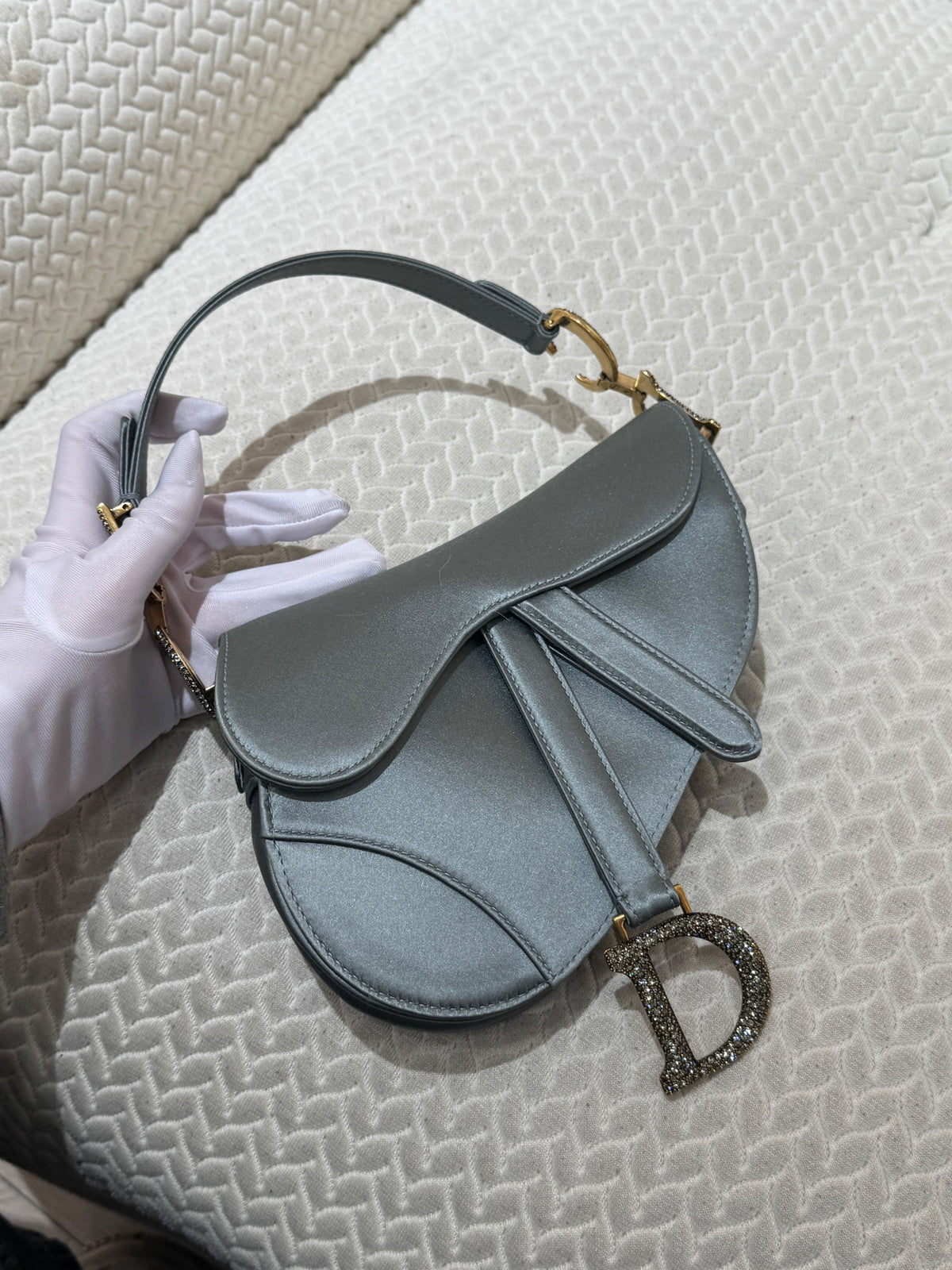 Dior - Saddle Mini - Leather - Blue - (mini)