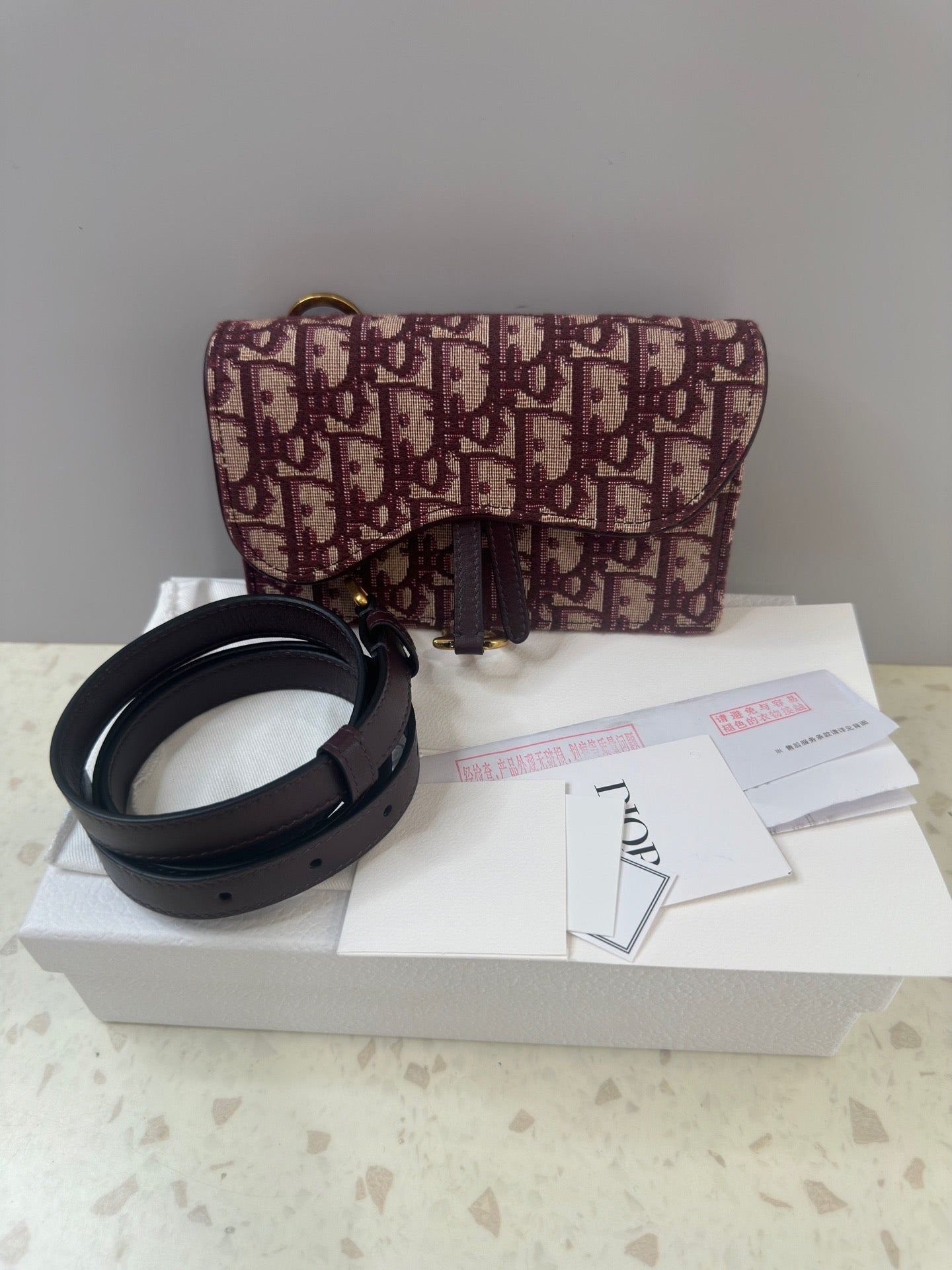 Dior - Saddle Oblique - Cloth - Multicolour - (mini)