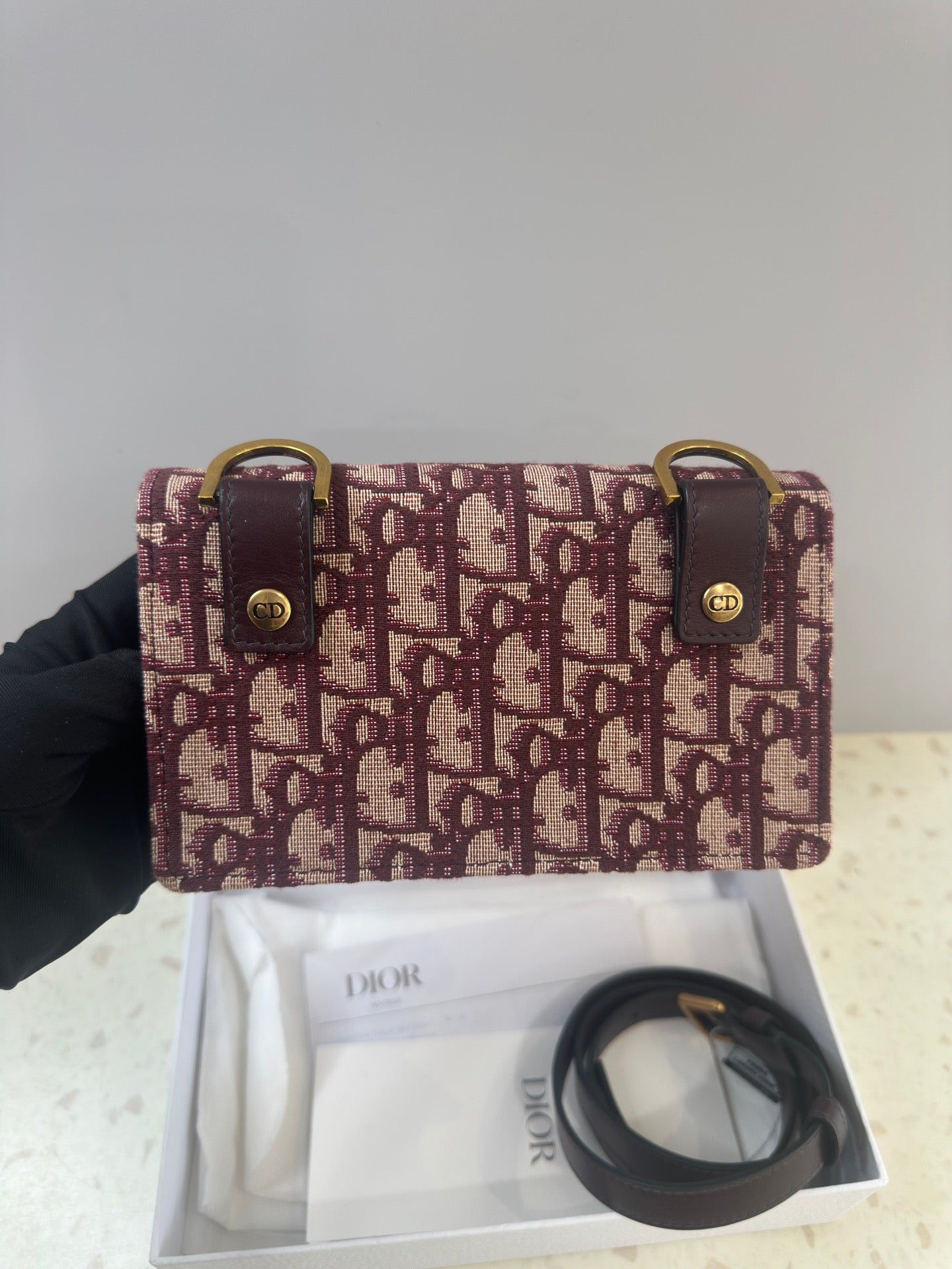 Dior - Saddle Oblique - Cloth - Multicolour - (mini)