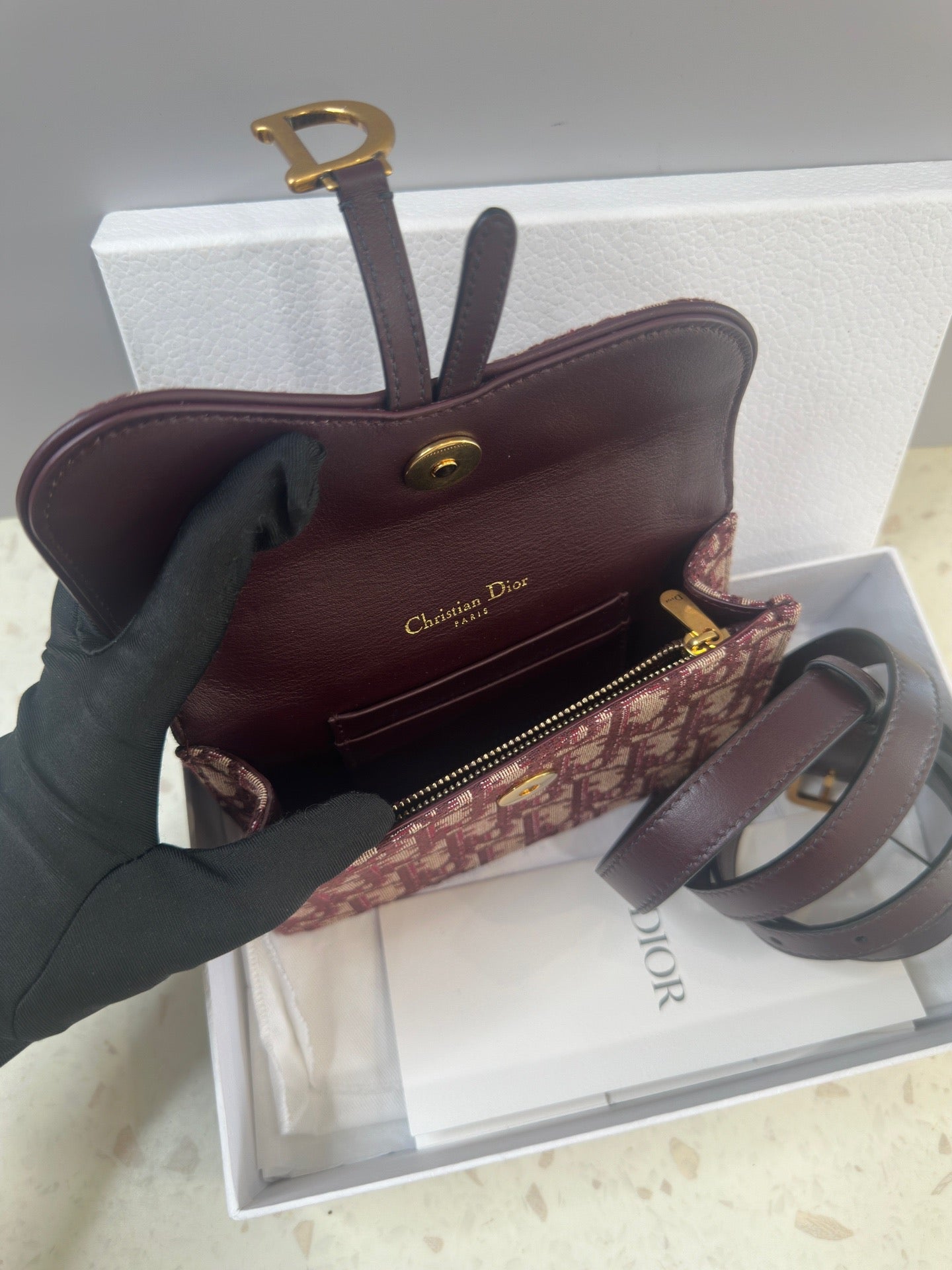 Dior - Saddle Oblique - Cloth - Multicolour - (mini)