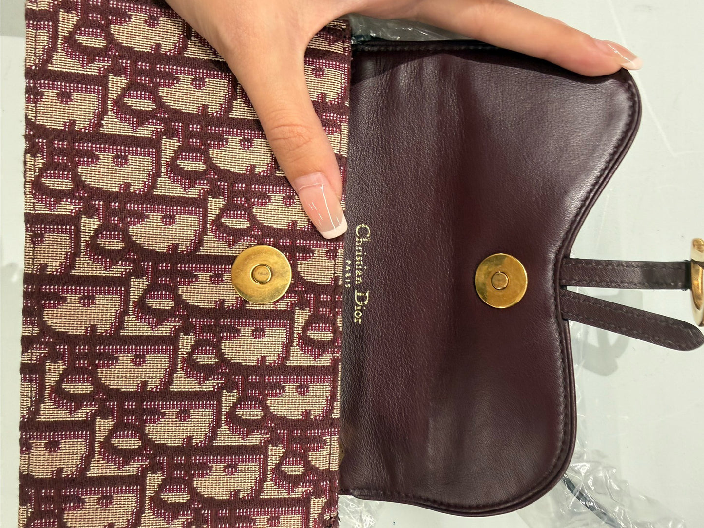 Dior - Saddle Oblique - Cloth - Multicolour - (mini)