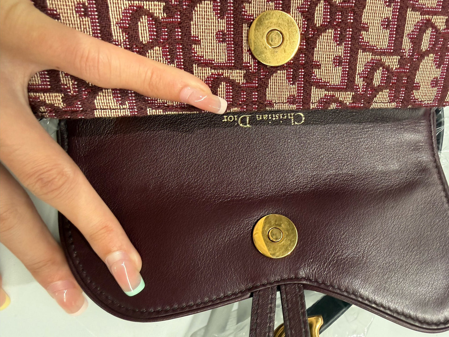 Dior - Saddle Oblique - Cloth - Multicolour - (mini)
