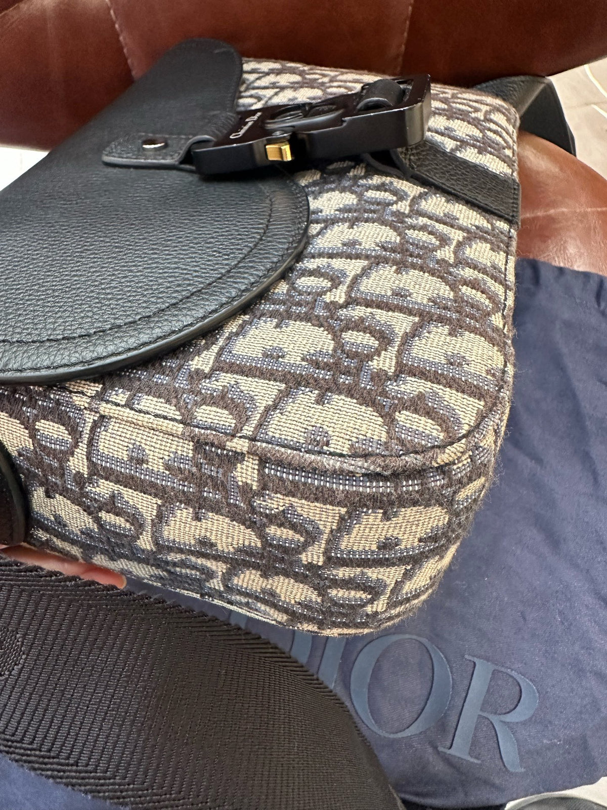 Dior - Saddle Oblique - Cloth - Multicolour - (Small)