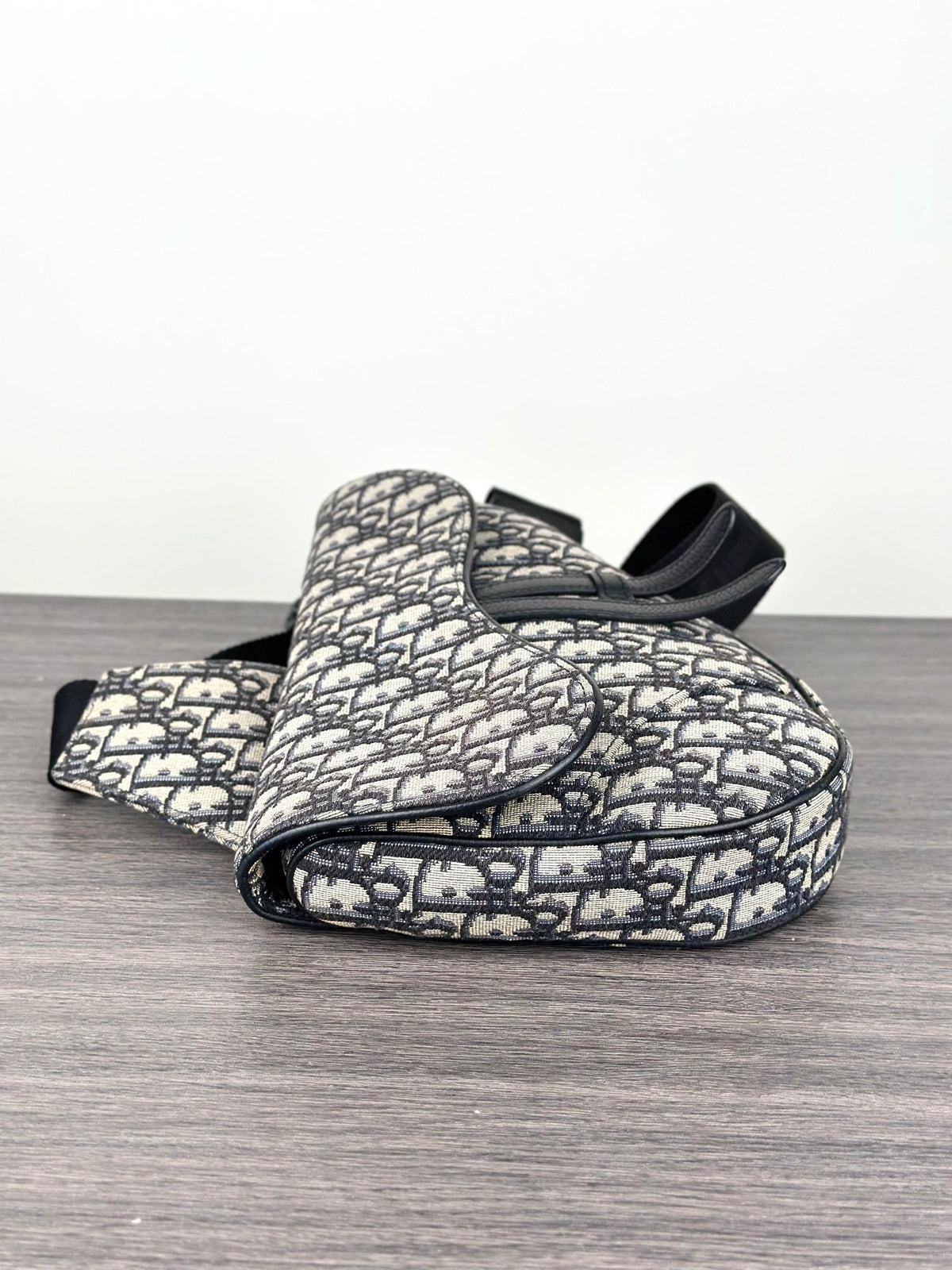 Dior - Saddle Oblique Medium - Cloth - Blue - (medium)