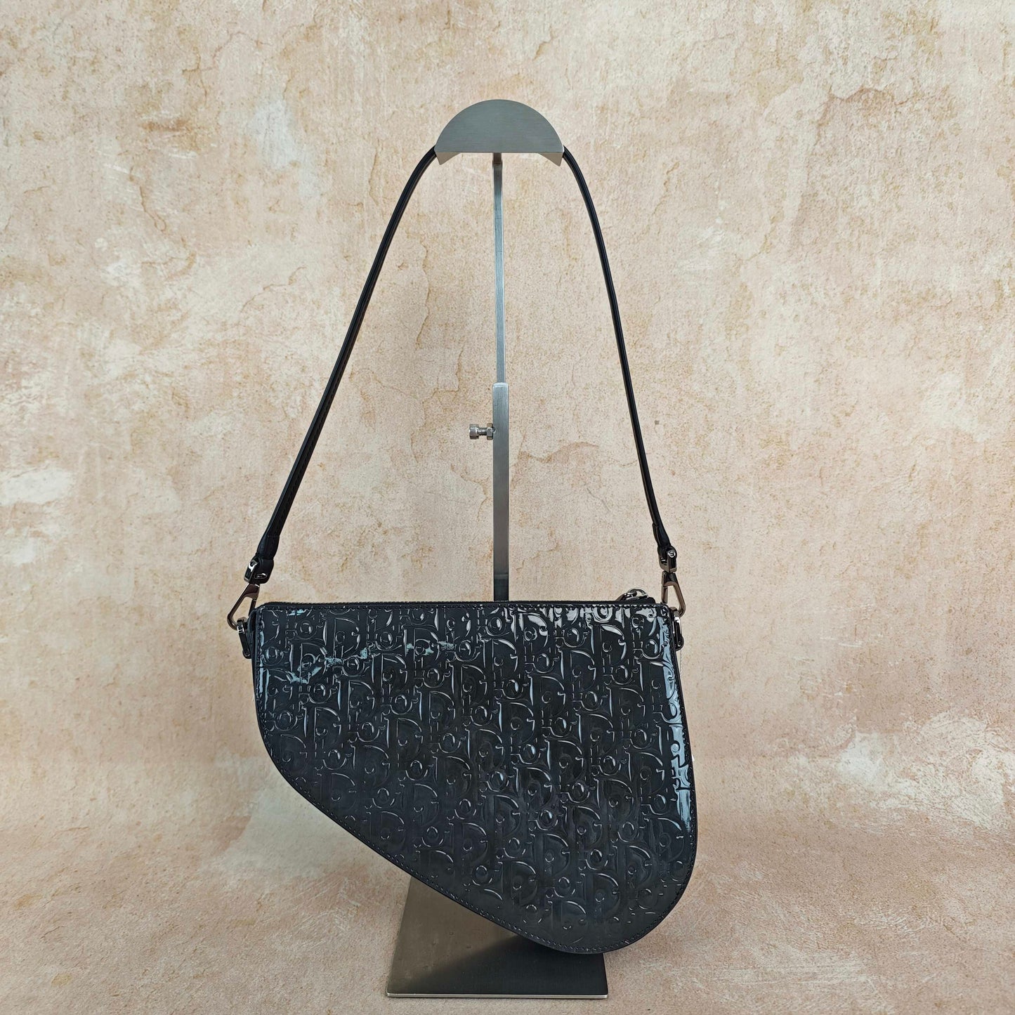 Dior - Saddle - Patent leather - Black - (small)