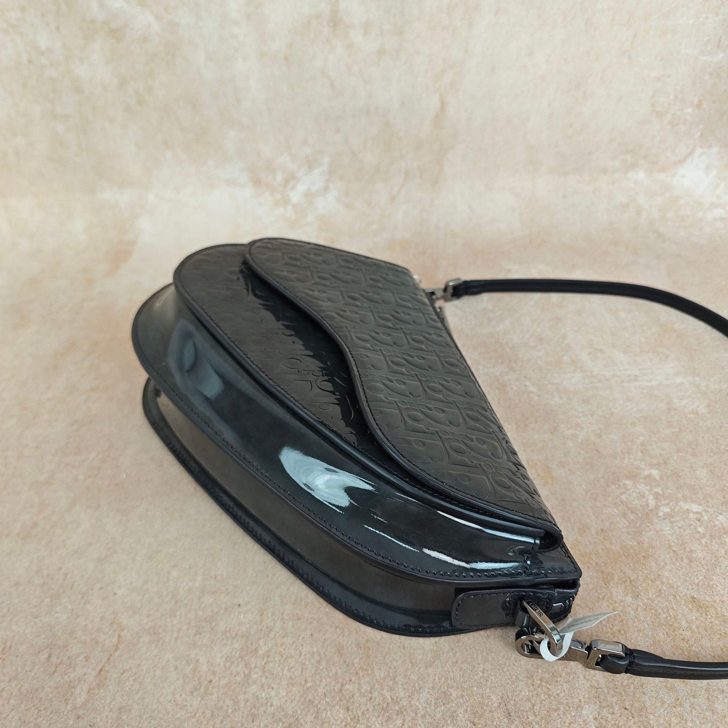 Dior - Saddle - Patent leather - Black - (small)