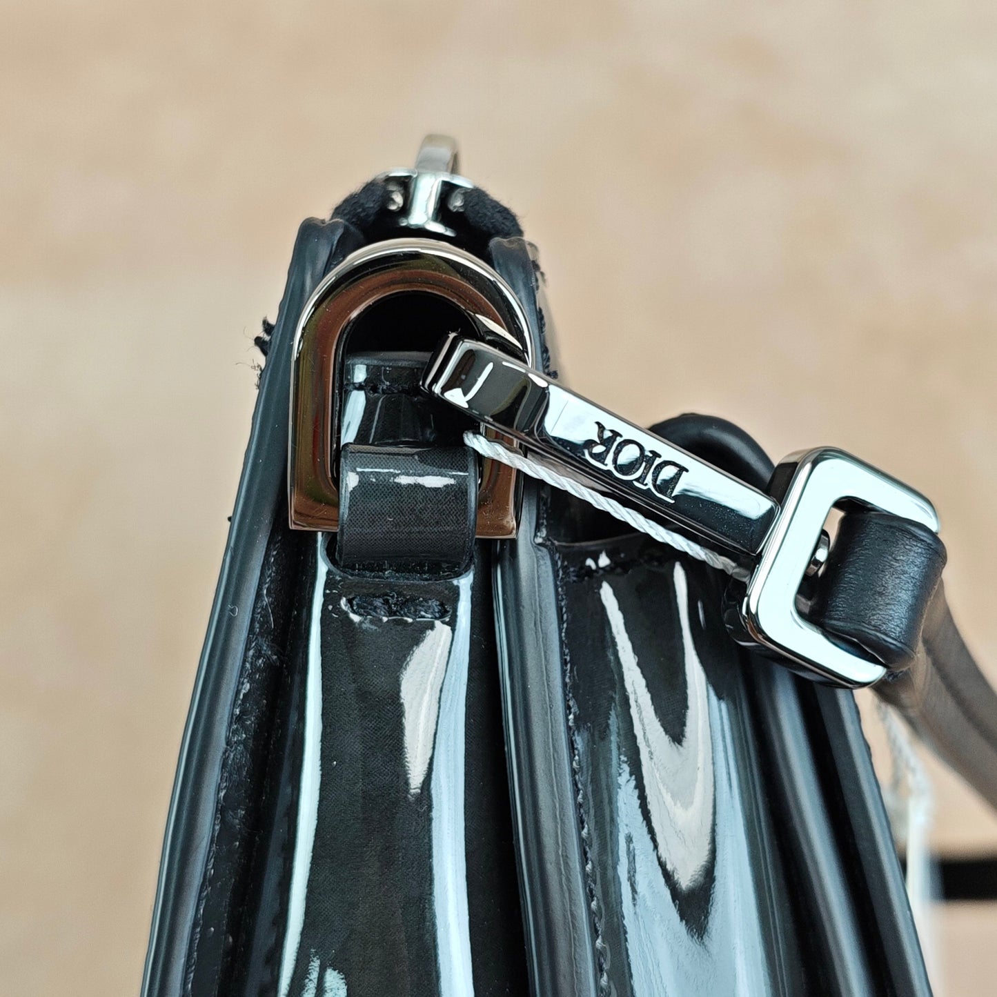 Dior - Saddle - Patent leather - Black - (small)