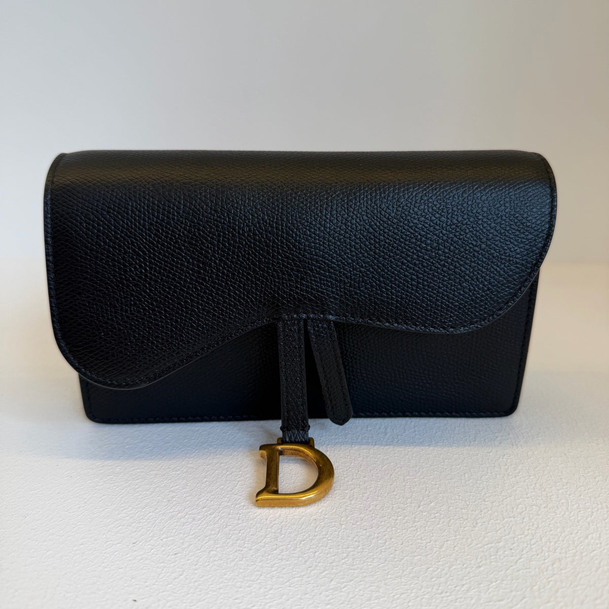 Dior - Saddle Pouch - Leather - Black - (Mini)
