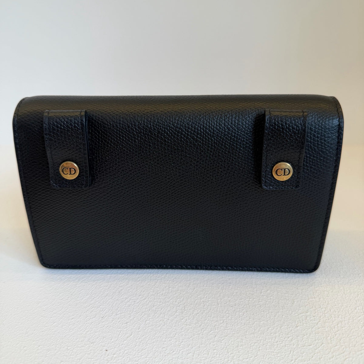 Dior - Saddle Pouch - Leather - Black - (Mini)
