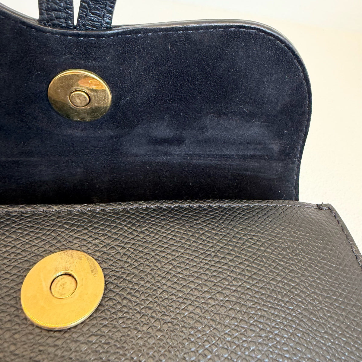 Dior - Saddle Pouch - Leather - Black - (Mini)