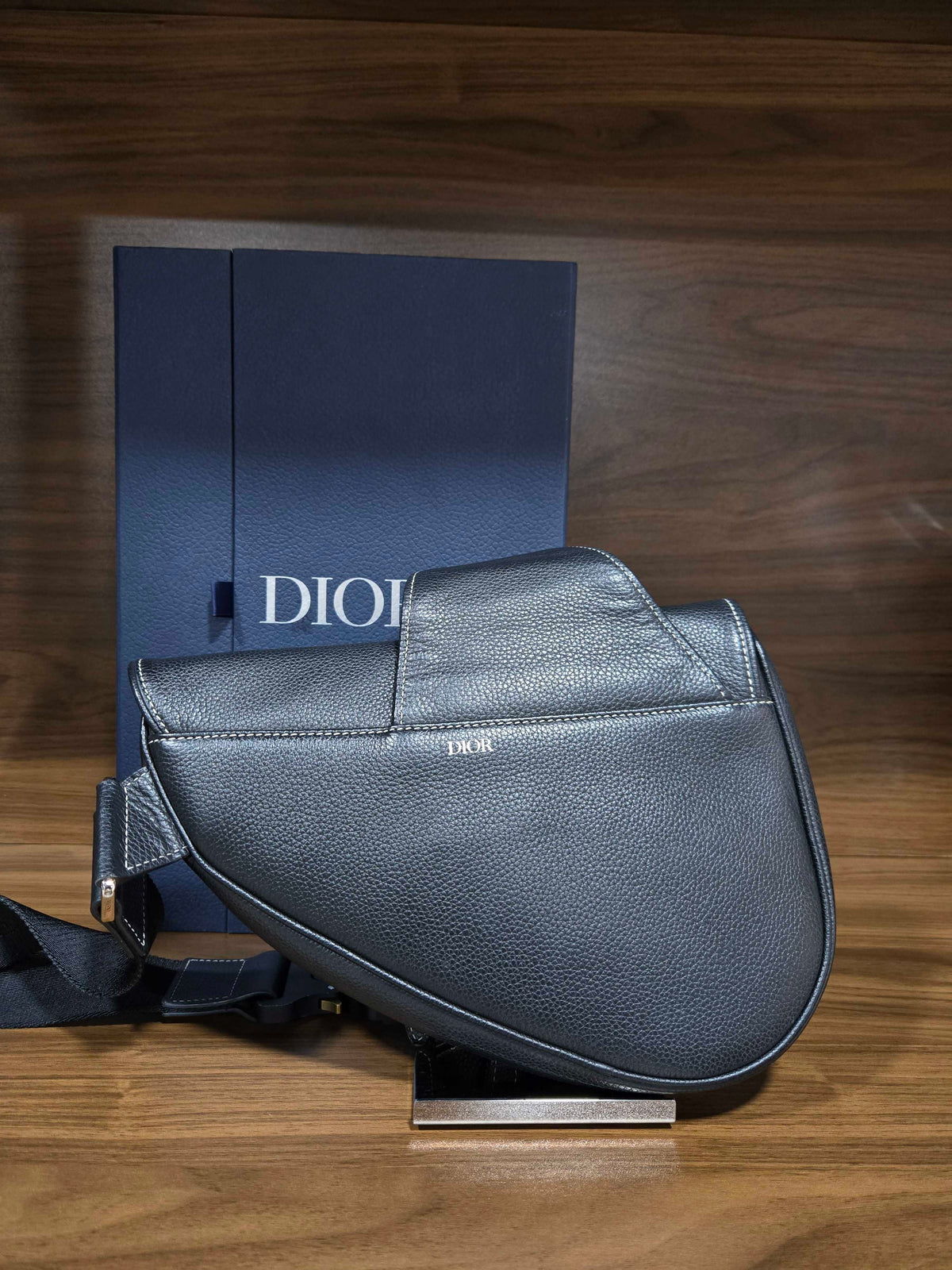 Dior - Saddle - sacai collaboration - Leather - Black