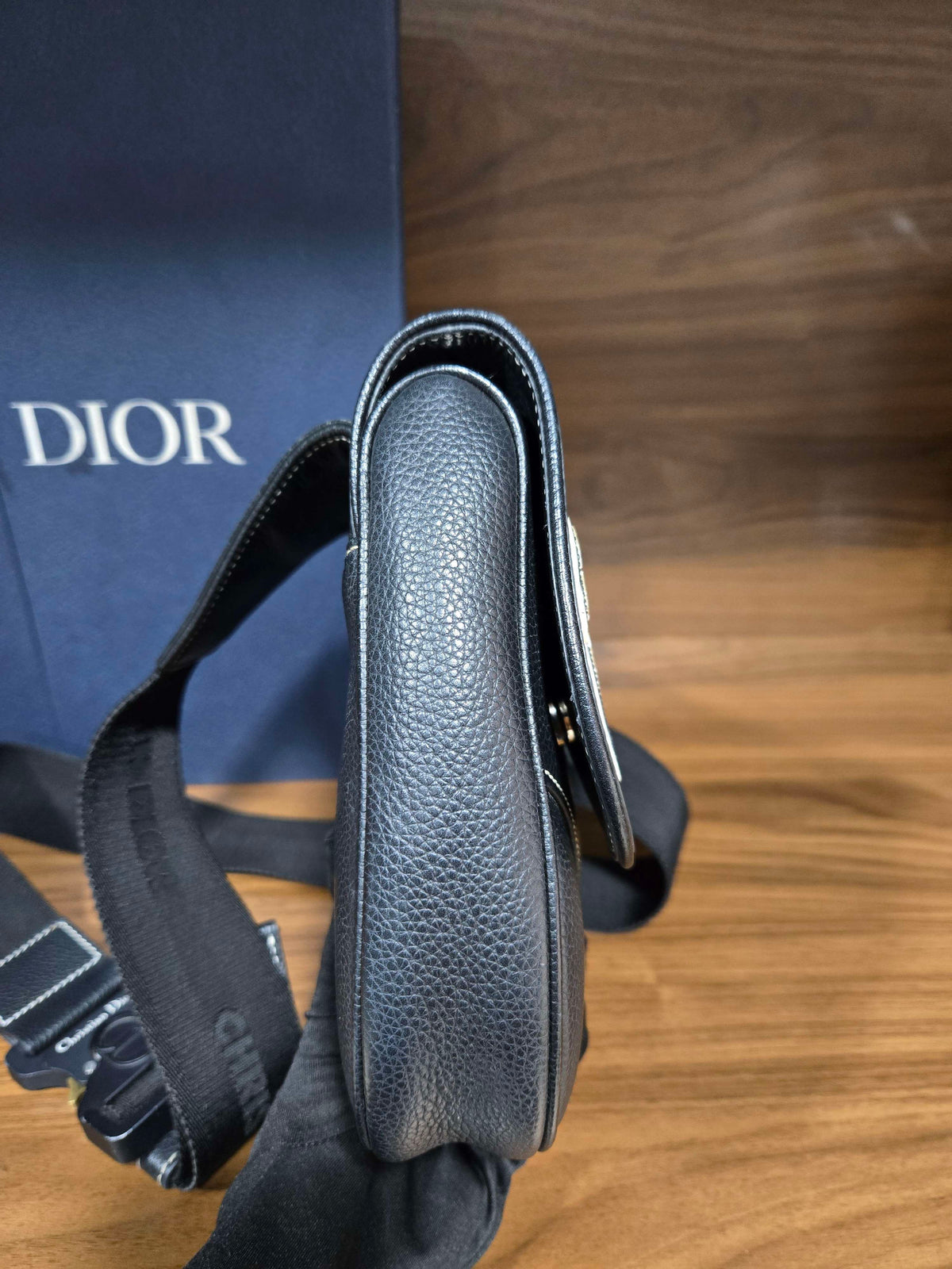 Dior - Saddle - sacai collaboration - Leather - Black