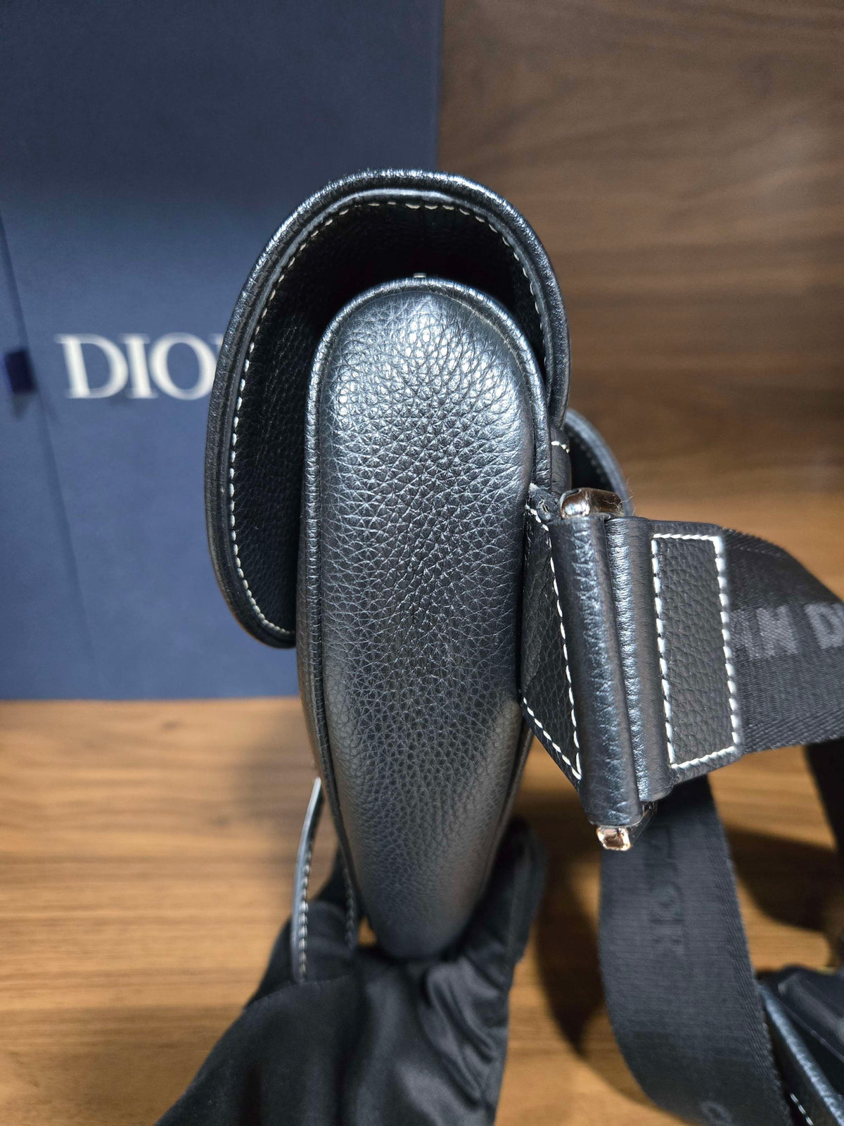 Dior - Saddle - sacai collaboration - Leather - Black