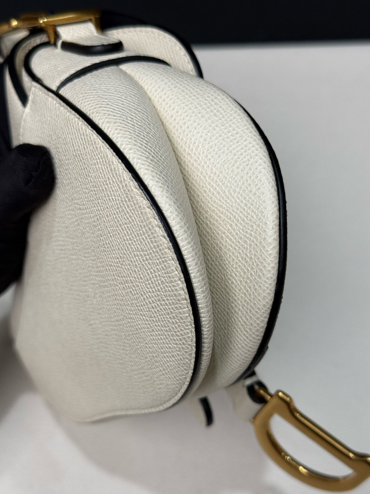 Dior - Saddle Small - Leather - White - (small)