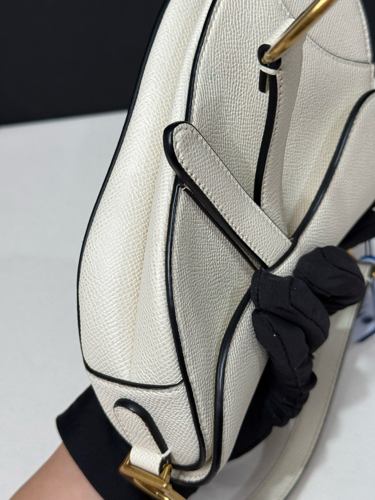 Dior - Saddle Small - Leather - White - (small)