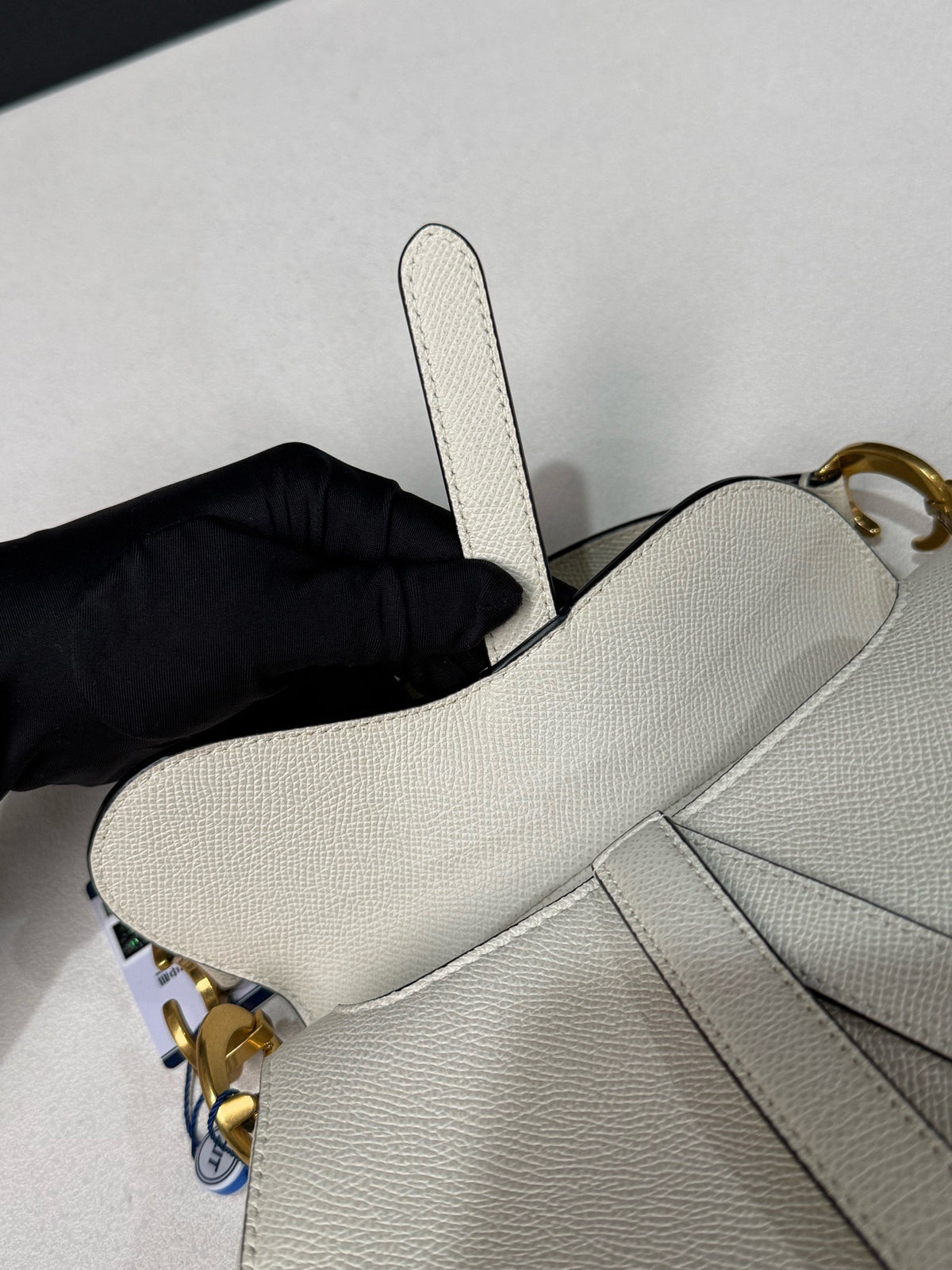 Dior - Saddle Small - Leather - White - (small)