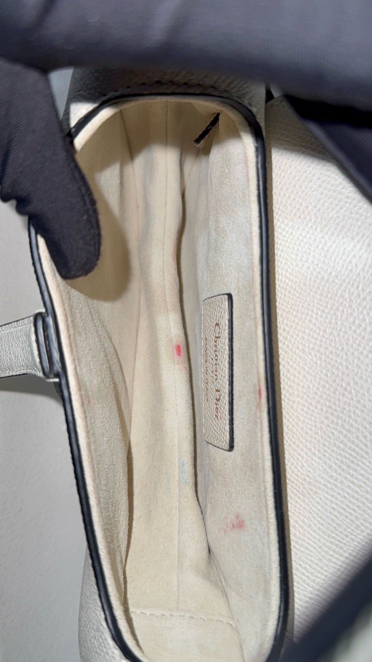 Dior - Saddle Small - Leather - White - (small)