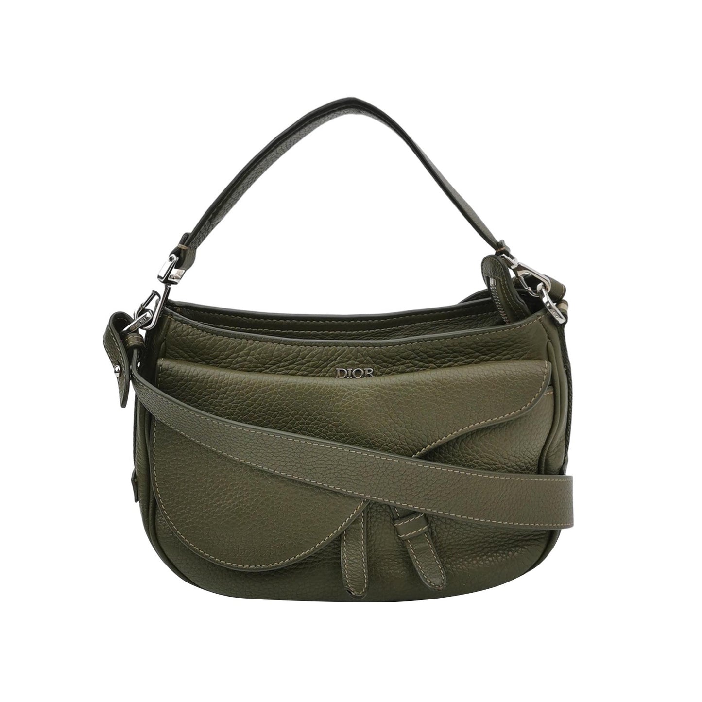 Dior - Saddle Soft - Leather - Green - (small)