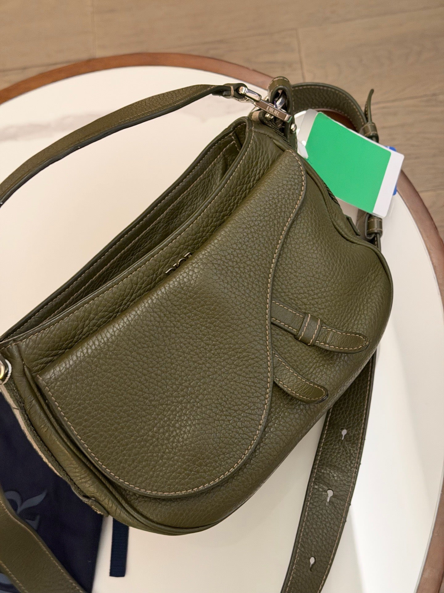 Dior - Saddle Soft - Leather - Green - (small)