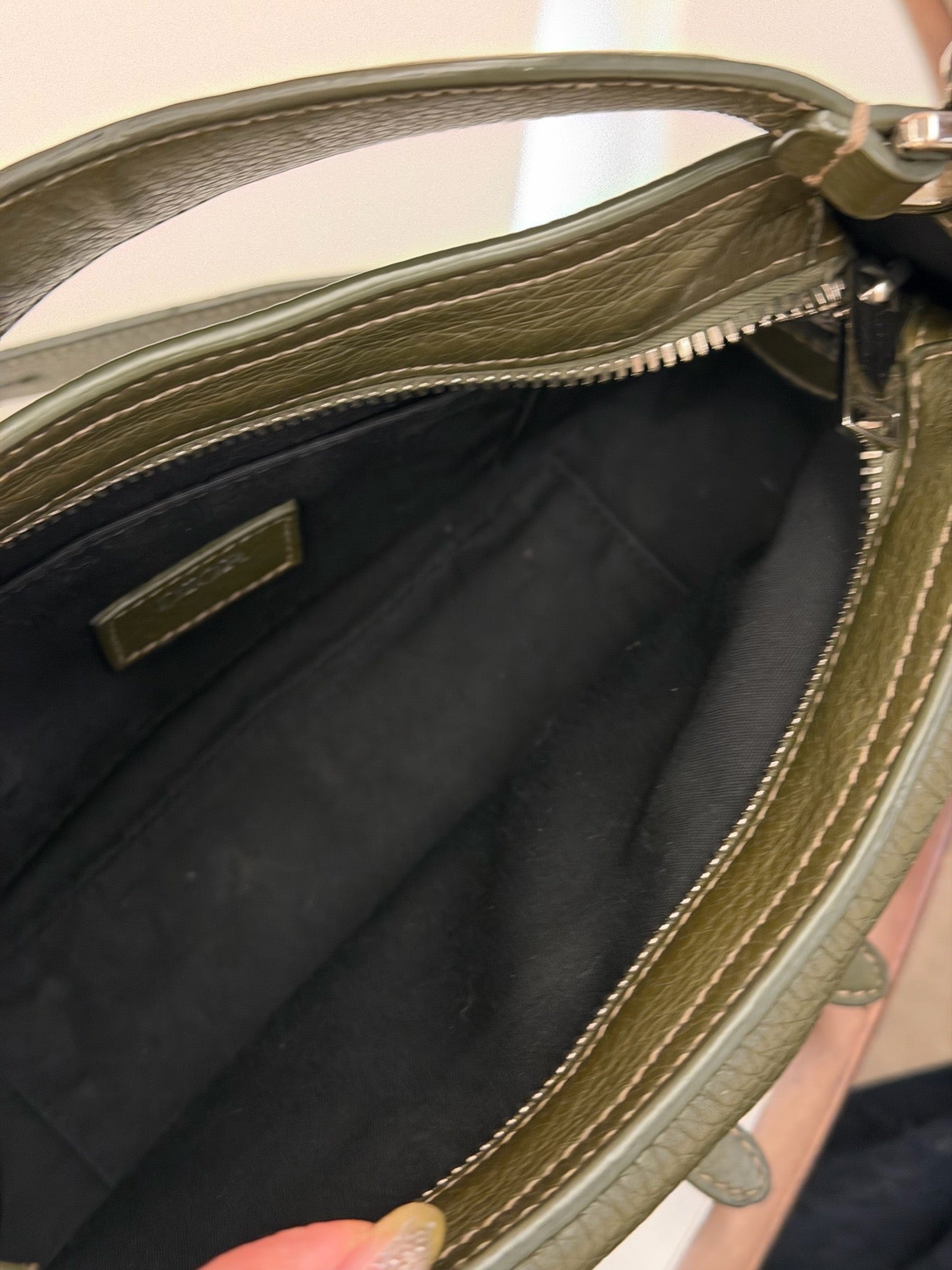 Dior - Saddle Soft - Leather - Green - (small)