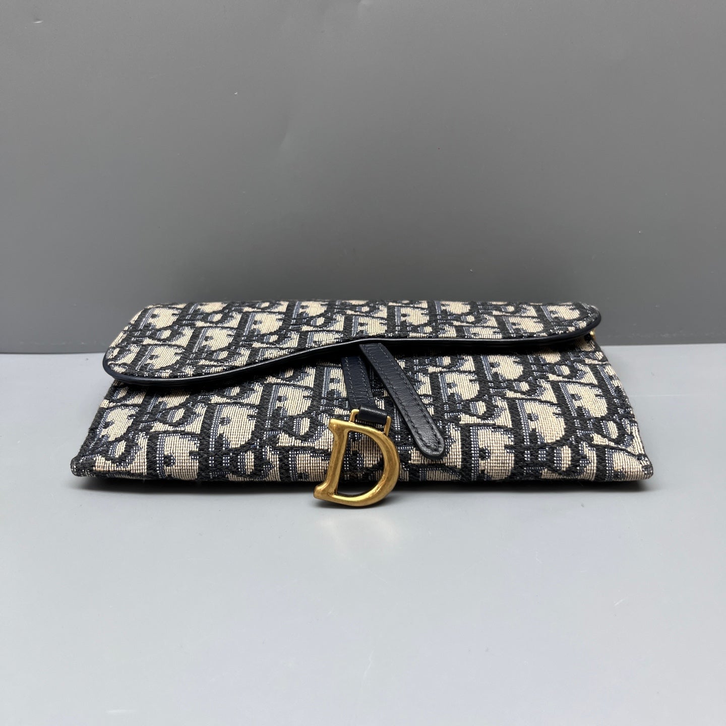 Dior - Saddle Wallet on Chain - Embroidered canvas - Multicolour - (mini)
