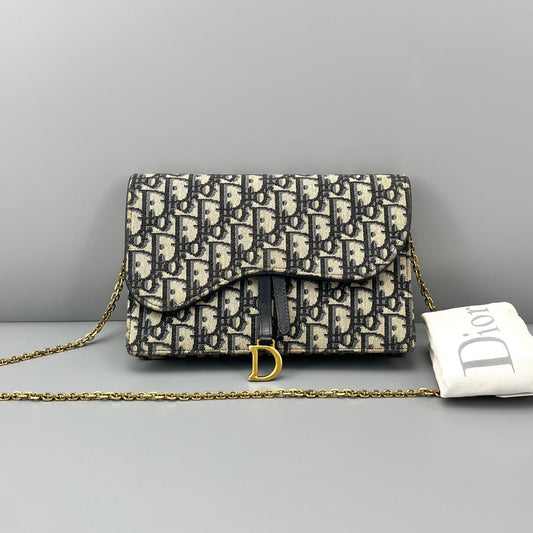 Dior - Saddle WOC - Canvas - Multicolour