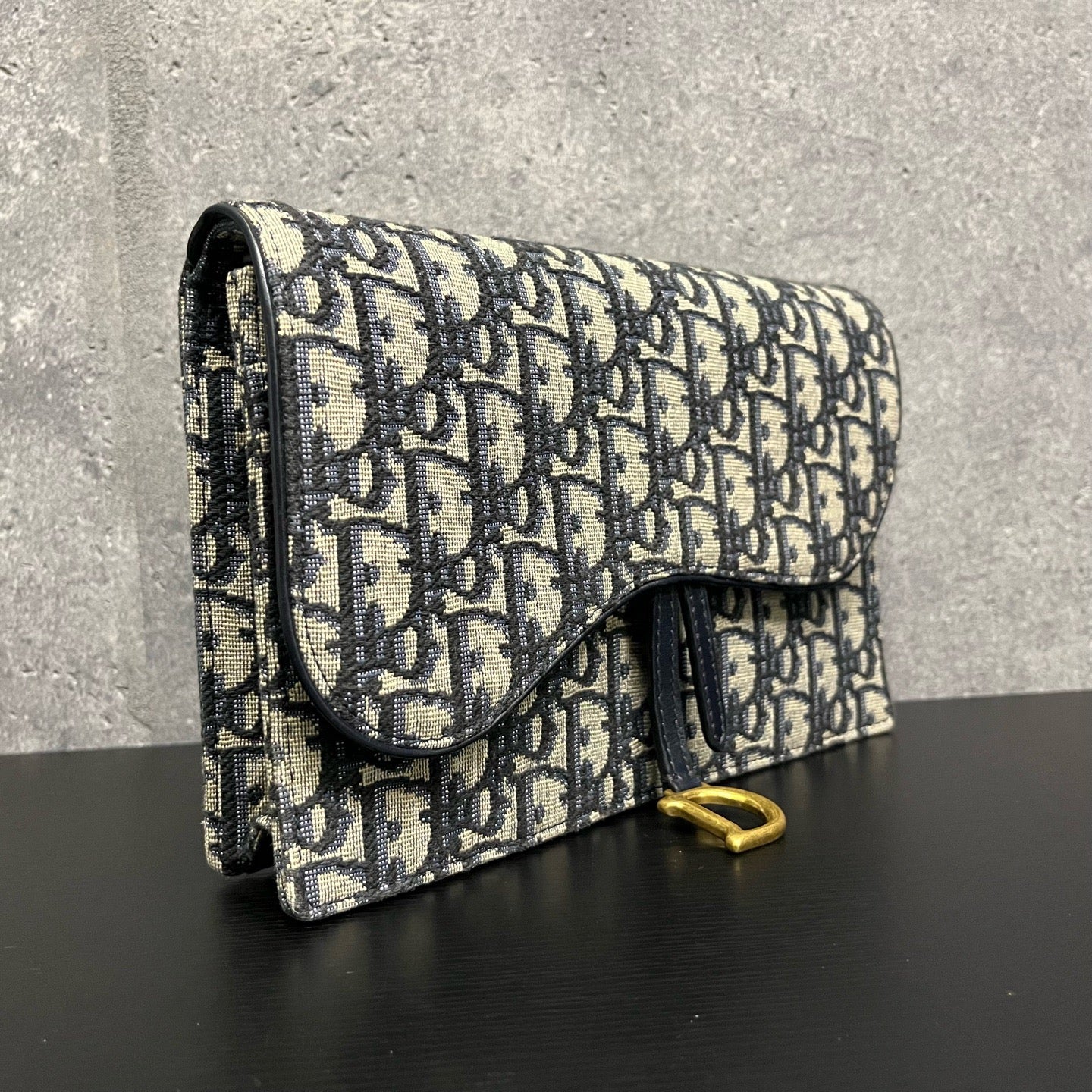 Dior - Saddle WOC Chain Bag - Cloth - Multicolour - (medium)