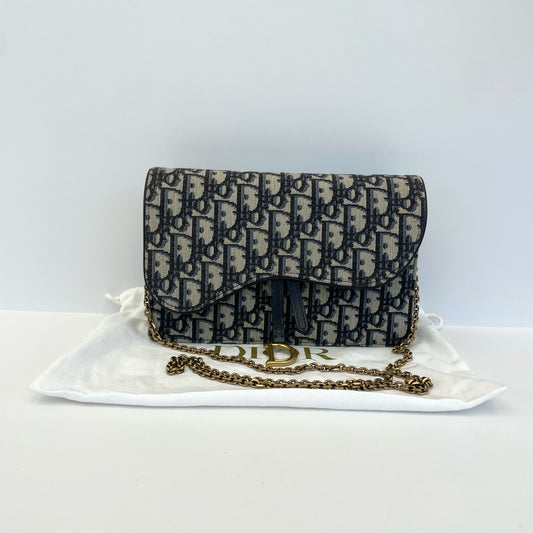 Dior - Saddle WOC - Cloth - Brown - (large)