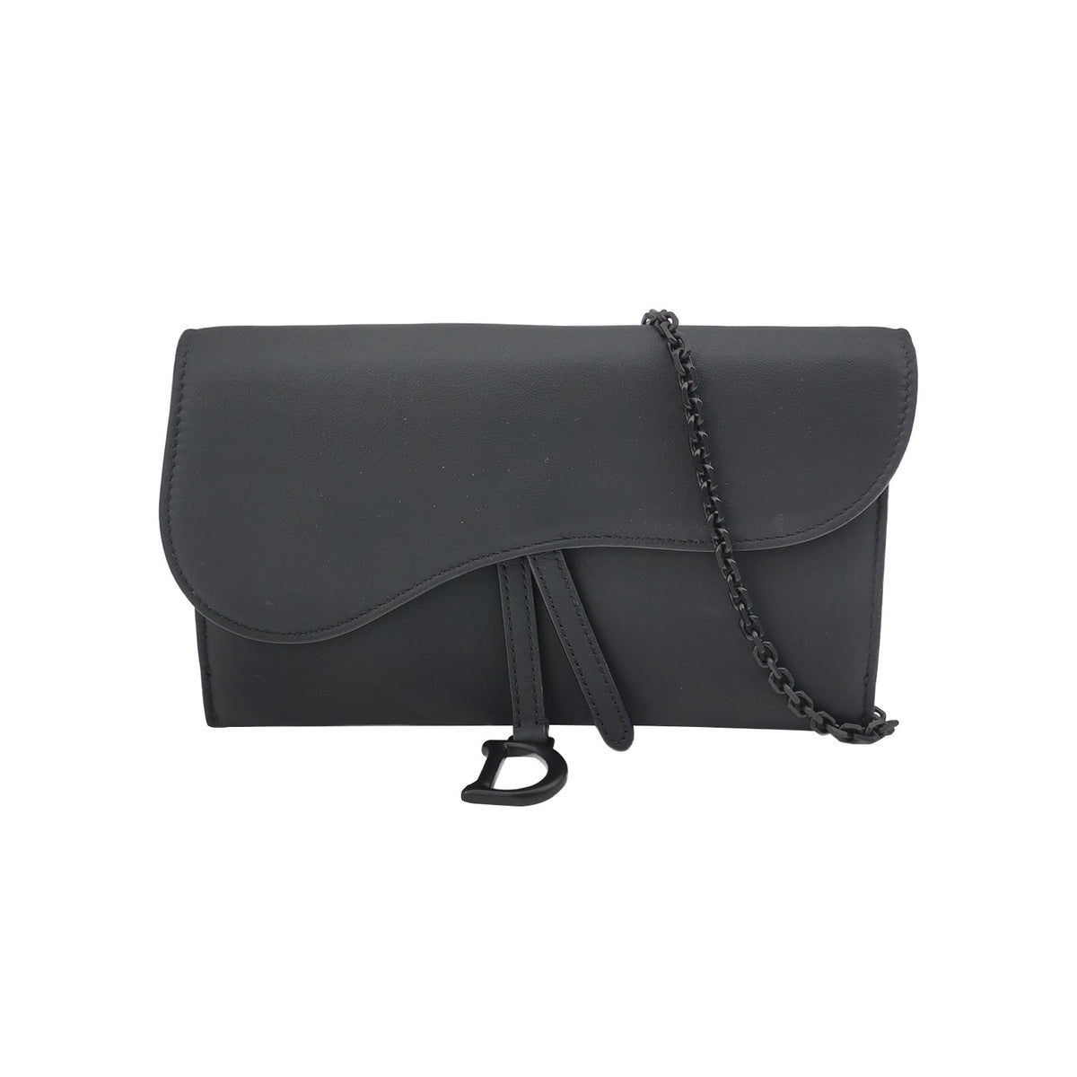 Dior - Saddle WOC - Leather - Black - (small)