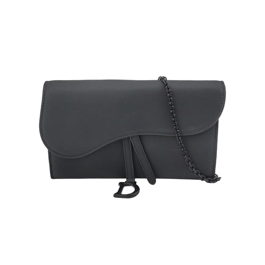 Dior - Saddle WOC - Leather - Black - (small)