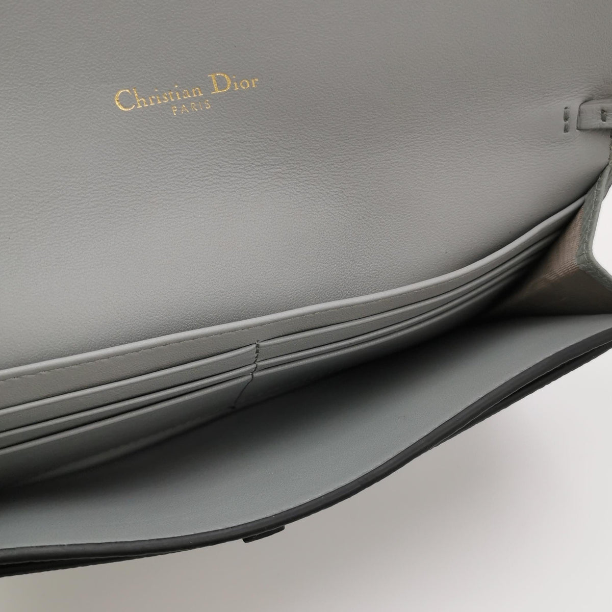 Dior - Saddle WOC - Leather - Grey - (Small)