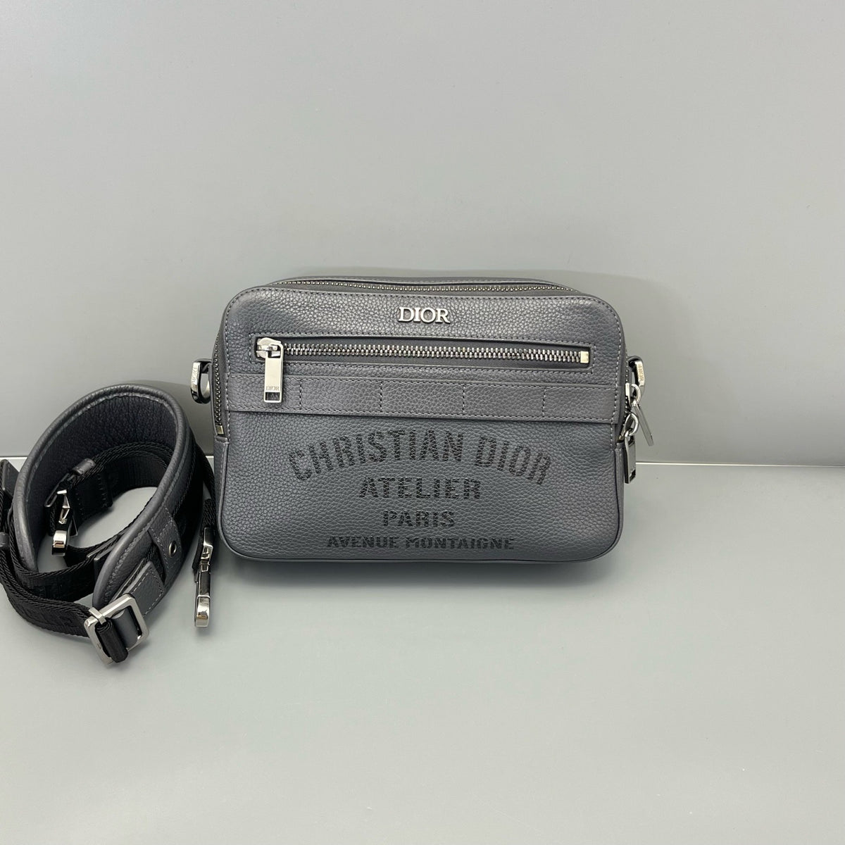 Dior - Safari - Leather - Grey - (Small)