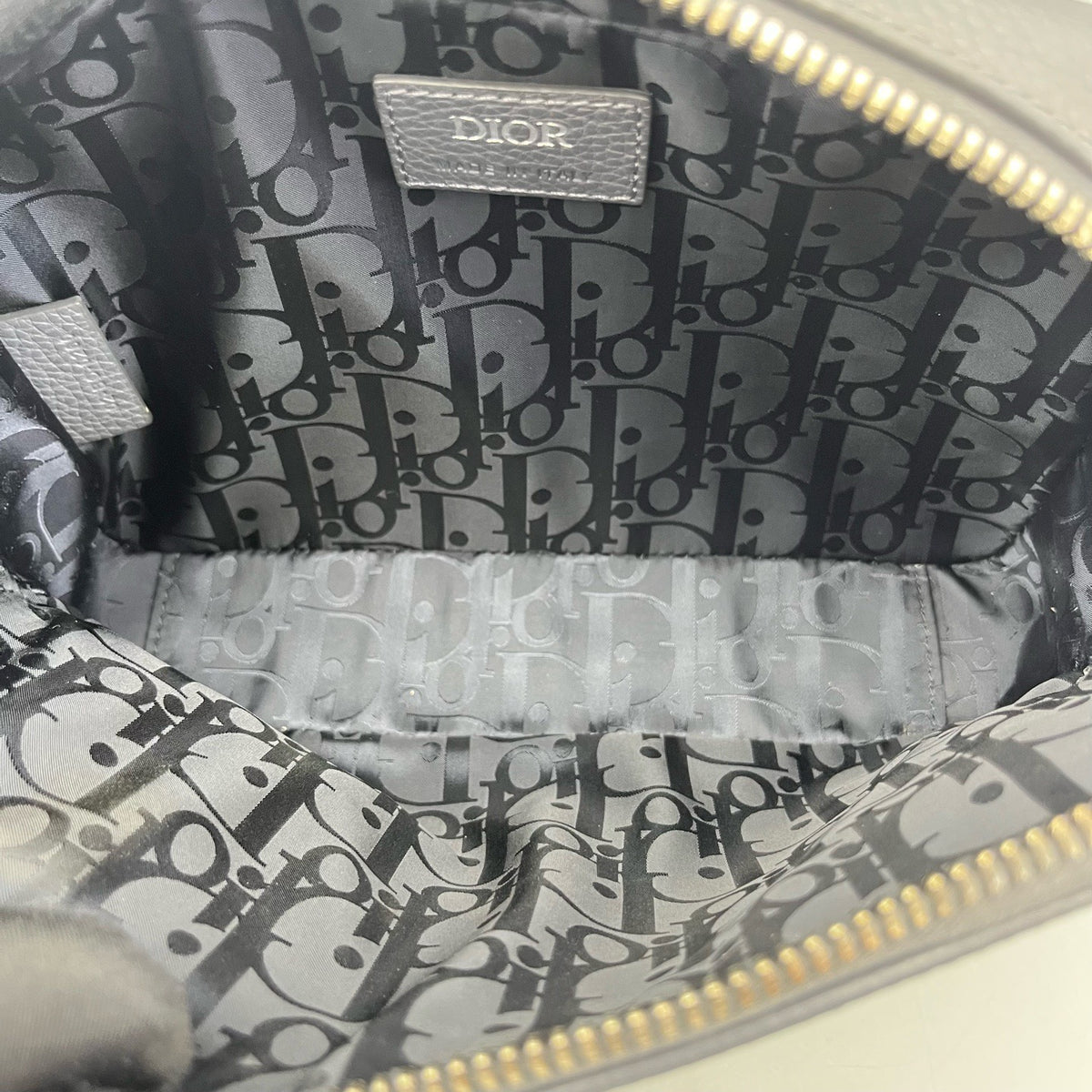 Dior - Safari - Leather - Grey - (Small)