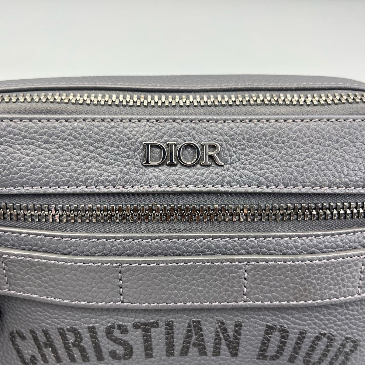 Dior - Safari - Leather - Grey - (Small)