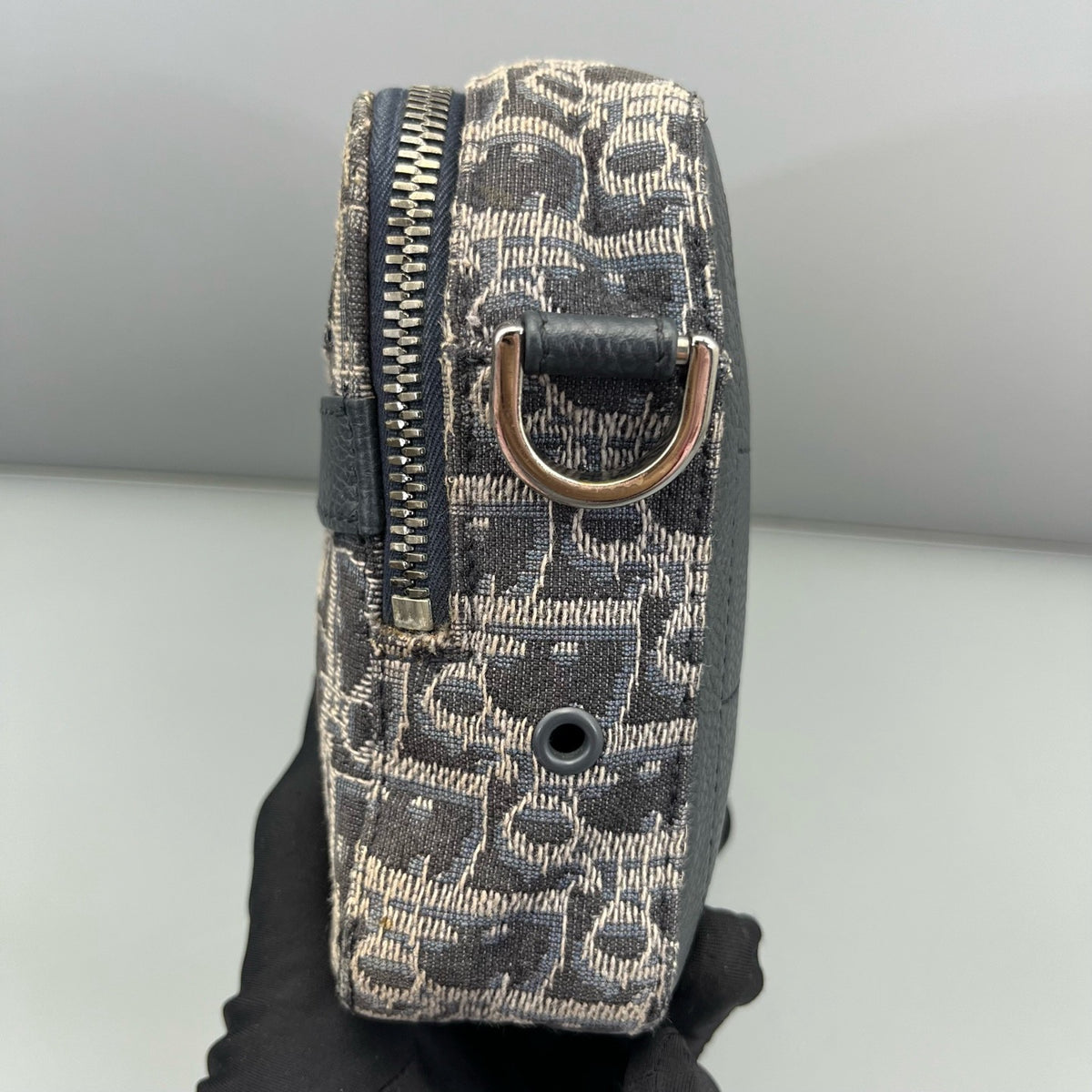 Dior - Safari Messenger Bag - Cloth - Blue - (mini)