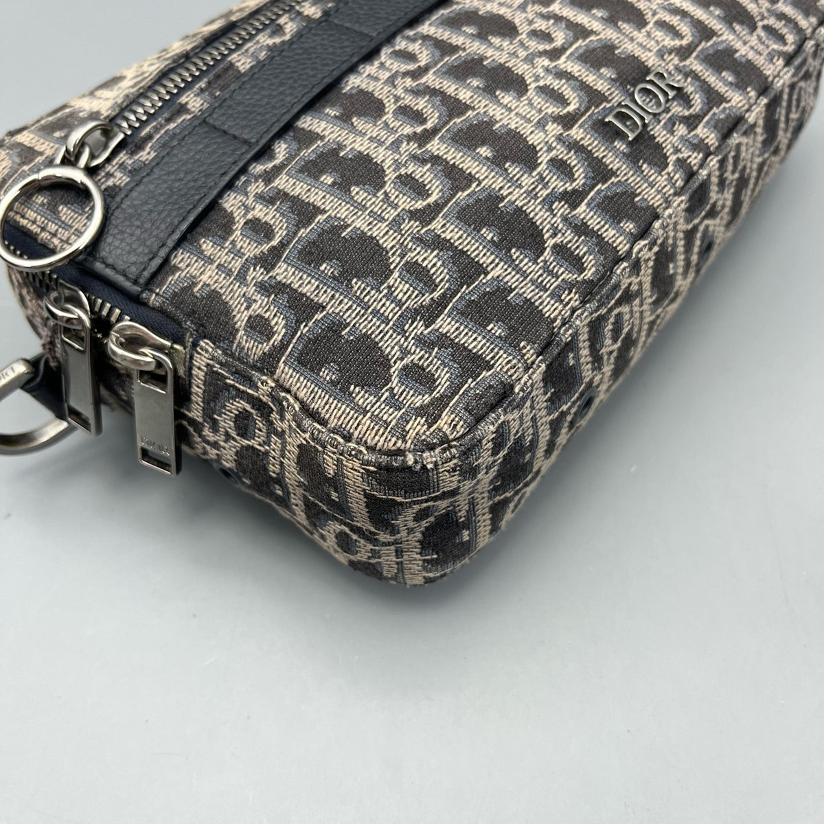 Dior - Safari Messenger Bag - Cloth - Blue - (mini)
