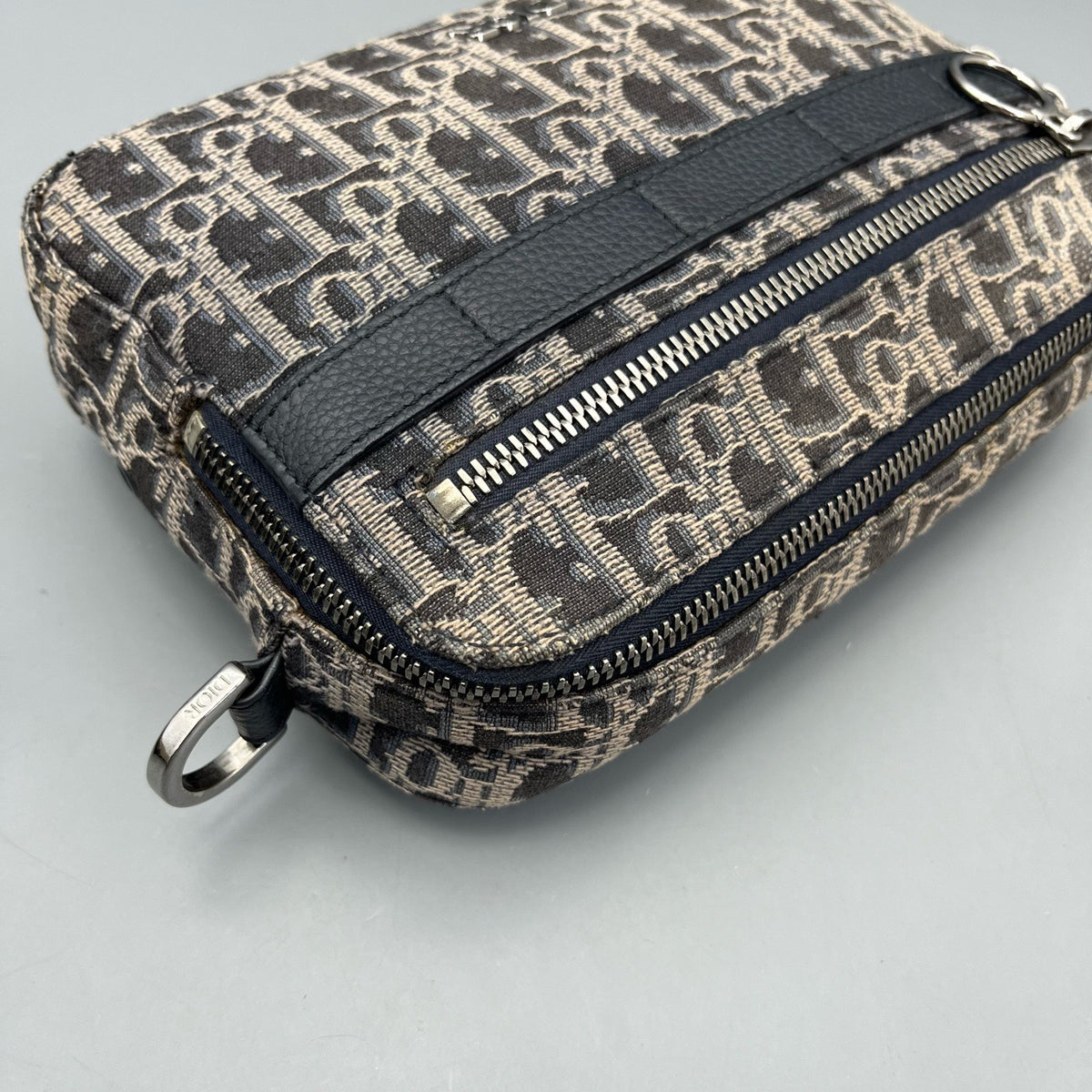 Dior - Safari Messenger Bag - Cloth - Blue - (mini)