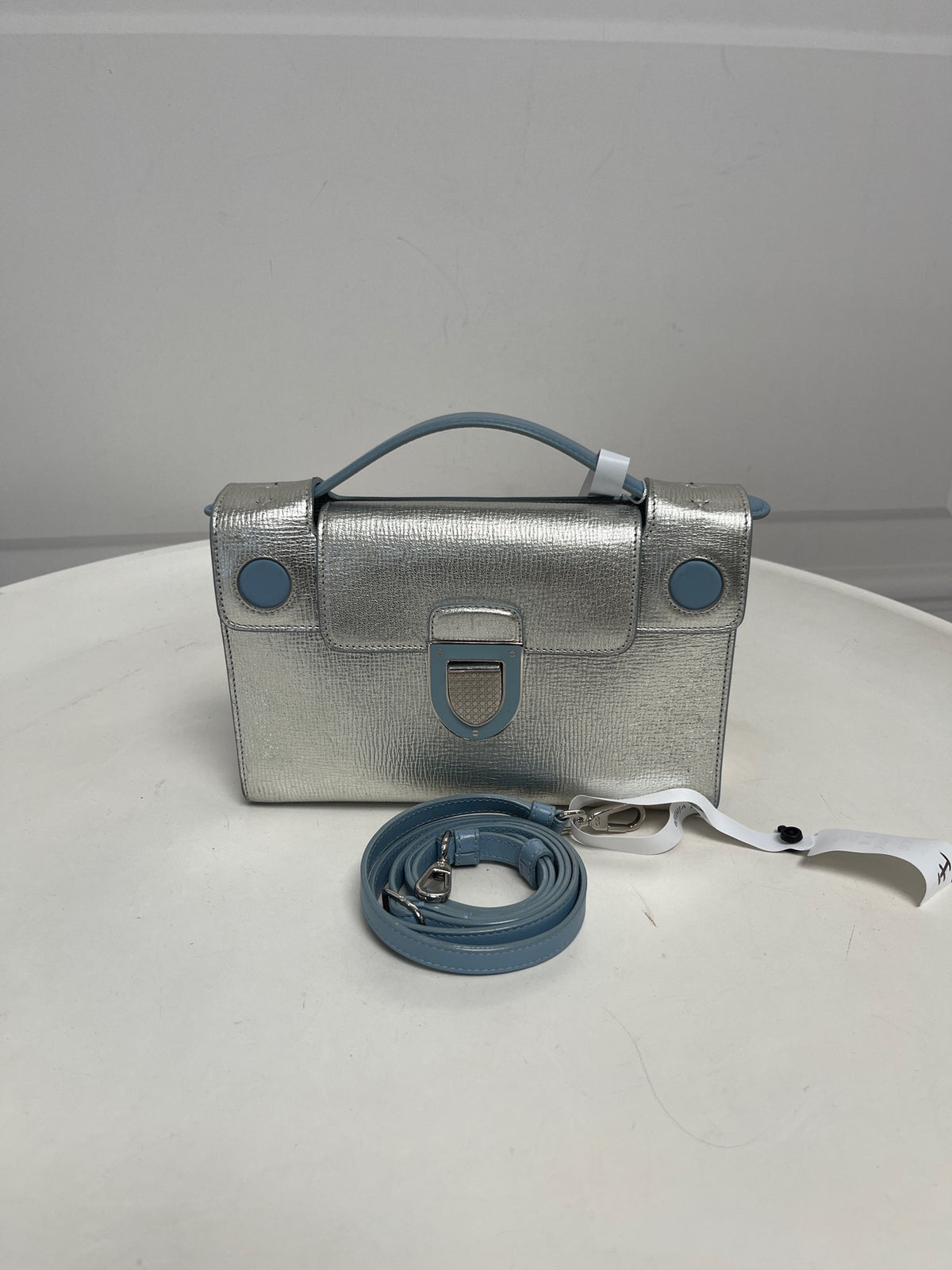 Dior - Shield Bag - Leather - Silver - (small)